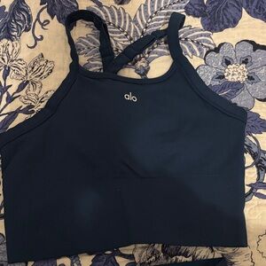 ALO Yoga Women's Navy Sports Bra